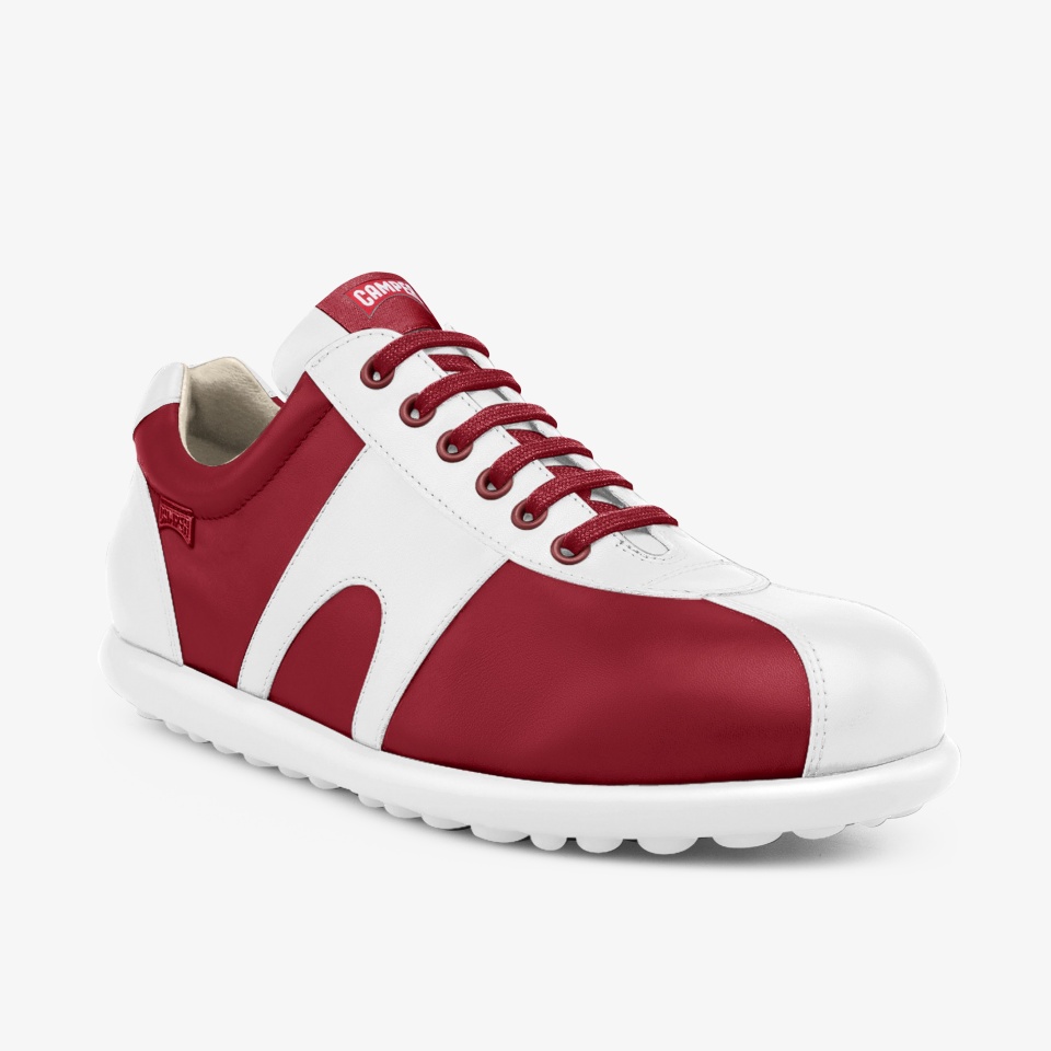 Camper Pelotas Xlite White/Red - Camper Women's Sneakers ||4673-BNQXV||